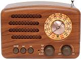 M-1160BT Retro Επιτραπέζιο Ραδιόφωνο με USB Καφέ
