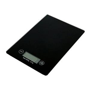 Ψηφιακή ζυγαριά κουζίνας 5kg/1g με LCD οθόνη  KE-A Μαύρη