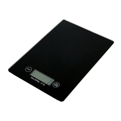 Ψηφιακή ζυγαριά κουζίνας 5kg/1g με LCD οθόνη  KE-A Μαύρη